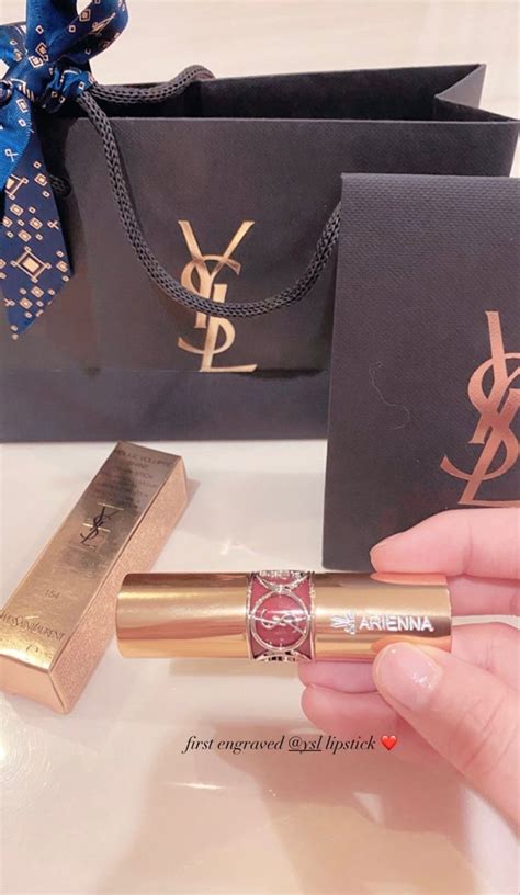 ysl lipstick name engraving malaysia|YSL beauty icon wrapping.